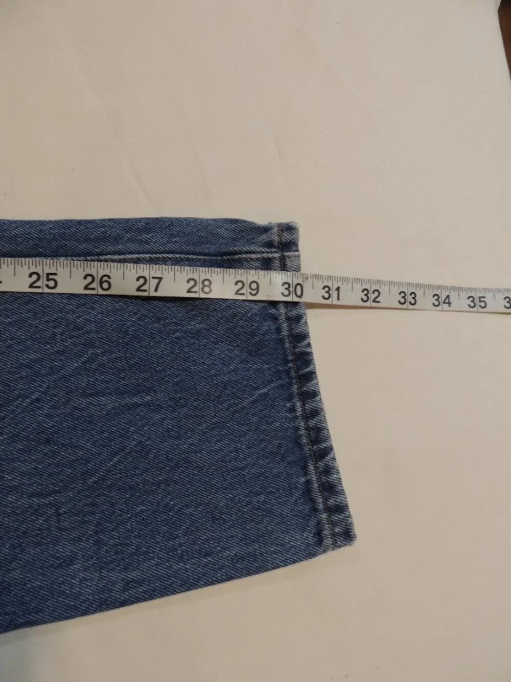 Levi 501 Jeans Button Fly 2004 Women 27x30 Pockets Large E Denim Blue Jeans
